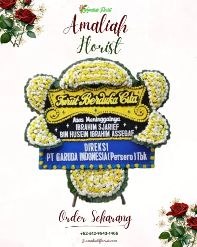 Papan Bunga Duka di Ngropoh